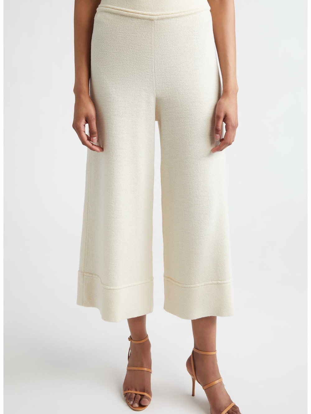ST. JOHN Romy Legacy Santana Knit Ankle Wide Leg Pants